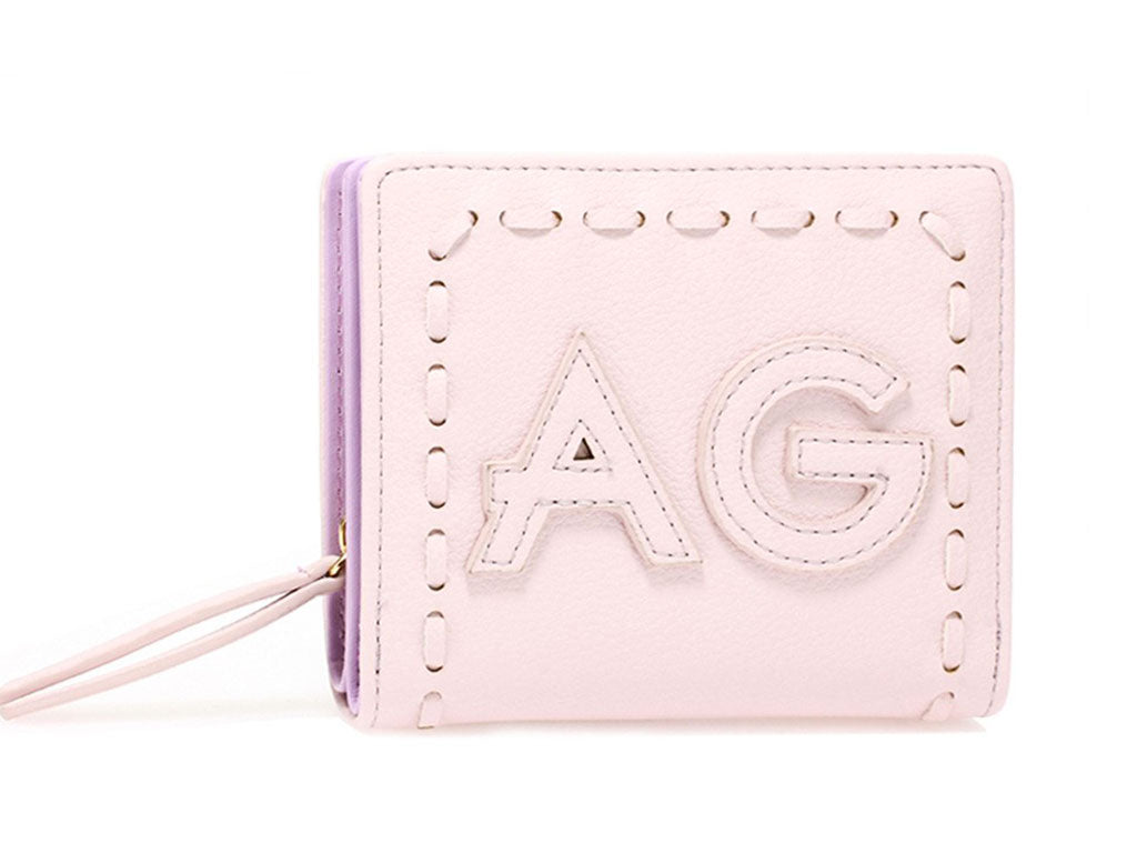 Pink Small Flap Purse with Multiple Inner Pockets